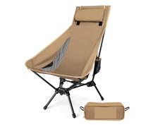 ZMCGNO Sedie da campeggio portatili Tigerblade, sedia con schienale alto for esterni, for pesca, trekking, barbecue, feste, giardinaggio, uso interno