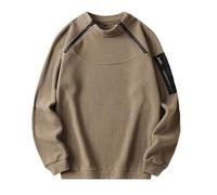 ZMCLZMD Felpa con Cappuccio Foderata in Pile Giacca Tattica Zip Laterale Pullover Termico Invernale Stile Militare Multitasche Top Sportivo Leggero Unisex alla Moda E Versatile-4||XX_l