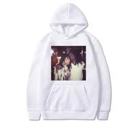 ZMCLZMD Hip Hop Rapper Felpa con Cappuccio Lil Wayne E Nicki Minaj Mugshot Hoodie Street Trend Modello Stampato Classico Adatto Sia per Uomini Che Donne-White||x_s