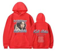 ZMCLZMD Kali Uchis Felpa con Cappuccio RMIV West Coast Tour Merch Hoodies Streetwear Casual E Versatile Unisex-Red||XX_l