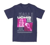 ZMCLZMD Kali Uchis Siniger T-Shirts Trends 3D Print Loose Fit Design A Collo Rotondo Adatto per Uomini E Donne S-3XL-navy Blue||3X_l