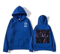 ZMCLZMD Lil Uzi Vert Hoodie Nuovo Album Etemal Atake 2 Felpa con Cappuccio Street Trend Borsa di Canguro Classica Adatta per Coppie Sia Uomini Che Donne-Navy Blue||XX_l