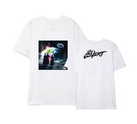 ZMCLZMD Lil Uzi Vert Intorno T-Shirt a Maniche Corte Tendenza Strada Sciolto Fondo Camicia Uomini e Donne Estate XXS-XXL-White1||x_s