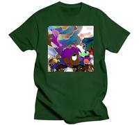 ZMCLZMD Lil Uzi Vert Shirt Tour VsThe World T-Shirt Straight-Leg Cut Streetwear Stampato Classico con Stile Hip-Hop Unisex-Green||x_l