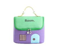 ZMCLZMD Organizer Da Viaggio Per Trucchi Borsa Toilette Capiente Essenziali Donne Graziosa Casetta Rosa Compatta E Maneggevole Morbida Femminile-2||18 * 13 * 17.5CM