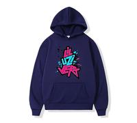 ZMCLZMD Rapper Lil Uzi Vert Felpa Stampa Uomini Donne Casual Hoodie Street Trend Classico Canguro Borsa Adatta per Coppie Sia Uomini Che Donne-Dark Blue||x_l
