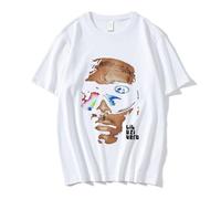 ZMCLZMD Rapper Lil Uzi Vert T-Shirt Grafica Cotone Casual Sciolto T S Street Stile Hip-Hop Adatto per Coppie Sia Maschio Che Femmina-White||x_l