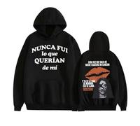 ZMCLZMD Singer Hoodie Lali Esposito Asesina Album Tour 2025 Felpa con Cappuccio Trendy Versatile Adatto Sia per Gli Uomini Che per Le Donne in Autunno E Inverno-Black||x_l