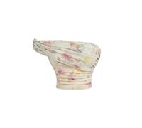 ZMCLZMD T-Shirt con Floral Print One Cut Collo Slim Fit Slimming Effetto Stile Fresco E Dolce, Gilet Donna Sexy E Piccante-Design And Colour||l