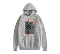 ZMCLZMD Unisex Spy X Family Felpa con Cappuccio Cartoon Yor Forger Twilight Pullover Hoodies Maniche Lunghe Stampata Ispirata agli Anime Carina alla Moda Oversize con Cappuccio-Grey 2||x_s