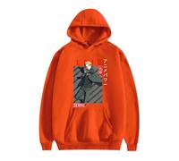 ZMCLZMD Unisex Spy X Family Felpa con Cappuccio Cartoon Yor Forger Twilight Pullover Hoodies Maniche Lunghe Stampata Ispirata agli Anime Carina alla Moda Oversize con Cappuccio-Orange 2||s