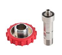 ZMCPODALK Adattatore per Bombole CO2 G5/8 a M16x1.5, Connettore Convertitore in Acciaio Inossidabile, Adattatore per Serbatoi CO2 ad Alta Efficienza con Design Antigoccia, Accessorio per RIC