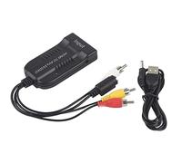 ZMCPODALK Adattatore video HDMI a AV CVBS S, cavo convertitore audio video, convertitore audio video HDMI a composito 1080P con cavo di alimentazione USB, per TV VCR Lettore DVD Blu ray