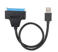 ZMCPODALK Cavo USB 3.0 a SATA per SSD, cavo di connessione per trasferimento dati compatibile con HDD/SSD da 2,5 pollici e CD-ROM SATA; adattatore per disco rigido plug and play con custodia