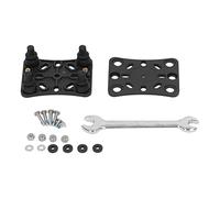 ZMCPODALK Supporto per telefono cellulare per moto con ammortizzatore, supporto per telefono senza fili con cuscinetto antivibrazioni per ATV UTV, montaggio in nylon resistente e acciaio ino