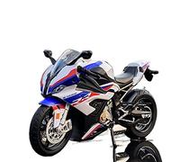 ZMDALI per BMW S1000RR 1：12 Modelli di Motociclette da Corsa Metallo Pressofusione Lega Simulazione Auto Replica Auto Stradale Regalo Collezione Passione Accessori(White)