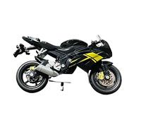 ZMDALI Per Yamaha R6 1:18 Scala Lega Scooter Sport Bike Statua Die-Cast Moto Modello Da Corsa Replica Regalo Da Collezione Decorazione For Torta(Black)