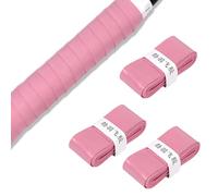 ZmdecQna 3 nastri antiscivolo per racchetta da badminton, overgrip da tennis ad asciugatura rapida, nastro perforato di ricambio traspirante, impugnatura pretagliata per racchetta da badminton con