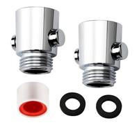 ZMDMAH 2 Pezzi Soffione Doccia con Valvola di Intercettazione, Acqua Stop, Tappo G1/2, Limitatore di Flusso