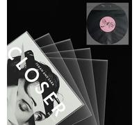 ZMDMAH 50 custodie per dischi in vinile da 7 pollici, custodie esterne da 185 mm x 185 mm, custodie LP, custodie per dischi in vinile, antistatiche trasparenti, per 7" Single LP