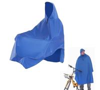 ZMDMAH Mantella da Bicicletta, Mantella Antipioggia Riutilizzabile Impermeabile Portatile con Cappuccio Poncho Antipioggia per Uomini e Donne, Poncho da Ciclismo Adatto per Ciclismo Campeggio