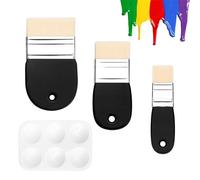 ZMDMAH Pennelli Acquerello, Pennelli Pittura, Drybrush Pennelli Modellismo Pennelli per Dipingere per Acrilico Acquerelli Pennello Pittura Acquerello Colori Acrilici per Dipingere Pennello