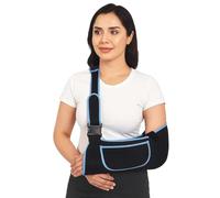 ZMDMAH Tutore Braccio Tutore Spalla Destro e Sinistro Reggibraccio Ortopedico Regolabile Tutore a Fascia per Braccio Chirurgia del Polso e del Gomito con Cinturini di Supporto
