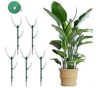 ZMdooreasy 10 cornici di supporto per piante in vaso a forma di ramo e filo di legatura per guidare le viti verso l'alto in piccoli spazi (A)