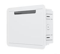 ZMdooreasy 9 "In-Wall TV Media Box, Recessed Outlet Network Enclosure per Fire TV per Samsung One Connect Mini Gestione dei cavi