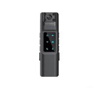 ZMdooreasy Action Camera 1080P WiFi con visione notturna, videoregistratore HD compatto per forze dell'ordine e conferenze, corpo portatile in ABS 12 x 4 x 3 cm, nero