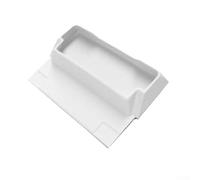 ZMdooreasy Adatto per la nuova versione di ModelY centrale occhiali di controllo in silicone vassoio originale auto nero facile installazione sostituzione diretta (bianco)