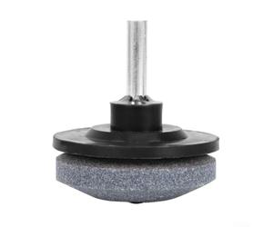 ZMdooreasy Affilatrice per tosaerba, per trapano elettrico, strumento da giardino con carburo di silicio e acciaio, smerigliatrice da 50 mm di diametro, per lame rotanti, falci e zappe, blu/rosso