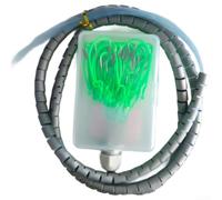 ZMdooreasy Ami da pesca offset fosforescenti, esca per acqua salata con linea di piombo pre-legata da 1,2 m, corpo piatto in lega ad alta resistenza anti-torsione, scatola portatile inclusa (40/50