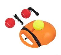 ZMdooreasy Base per allenamento tennis in polipropilene | Strumento per esercitarsi da solo, migliora il diritto e il dorso, non è necessario per il partner, include 3 palline