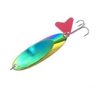 ZMdooreasy CastMaster - Set di esche da pesca in metallo, design smussato, per lanci lunghi, riflettenti, dorate e argentate, con ami acuti, per spigola, trota, pesce persico, azione a caduta libera