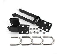 ZMdooreasy Chiavistello doppio per cancello resistente per recinzione a catena da 1-3/8 pollici, design robusto del braccio in acciaio con foro per lucchetto, nero, adatto per spazi da 4,3 a 10,1 cm