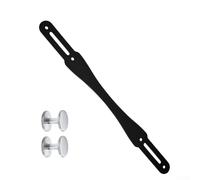 ZMdooreasy Cinghia da polso in silicone per JBL per altoparlanti XTREME 5/4/3/2, soluzione portatile per impugnatura e trasporto, manico morbido per uso sicuro all'aperto in viaggio (nero)