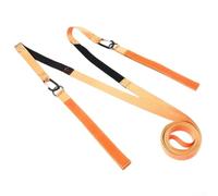 ZMdooreasy Cintura di sicurezza per bambini da sci: imbracatura anti-caduta per petto e schiena, con cinghia in nylon regolabile, per sport invernali, aiuto per l'apprendimento (arancione)