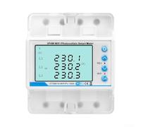 ZMdooreasy Contatore astuto di energia di WiFi di 3 fasi con il monitoraggio fotovoltaico e sopra sotto protezione di tensione che sostiene il controllo remoto e l'efficienza energetica