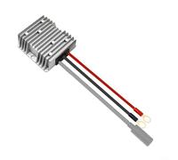 ZMdooreasy Convertitore di tensione CC 12V 24V Ingresso 48V Uscita Alluminio Boost Trasformatore Cavo per Sistema Solare Mobile (5L)