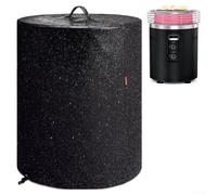 ZMdooreasy Copertura antincendio per riscaldamento esterno e braciere da forno utilizzando materiale Oxford PVC impermeabile antivento 600D per una protezione costante