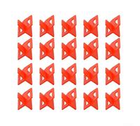 ZMdooreasy Distanziatori per piastrelle, sistema di livellamento per pavimenti e pareti, cunei riutilizzabili in plastica a forma di T con posizionamento stabile, confezione da 100 pezzi per fessure