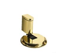 ZMdooreasy Fermaporta magnetico con funzione di blocco a pressione, regolabile, per diversi tipi di porte, sicurezza per famiglie e luoghi di lavoro (oro)