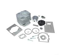 ZMdooreasy Kit di montaggio cilindro e pistone per soffiatore a zaino serie Echo PB-770 Include anelli guarnizioni pin metallo argento