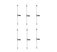 ZMdooreasy Luci all'aperto solari del cortile della forma del cristallo-forma per illuminazione atmosferica in giardini, cortili e cortili (cerchio)