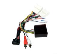 ZMdooreasy Per Mitsubishi per OUTLANDER per PAJERO 2006-2013 per cablaggio Android con controllo del volante CANBUS Box e adattatore di alimentazione autoradio (cavo di alimentazione + scatola)