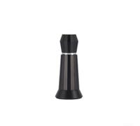 ZMdooreasy Pressino per caffè espresso in stile italiano, in alluminio, strumento di precisione con base piatta, con impugnatura ergonomica, accessorio professionale per caffetterie BARISTA, nero