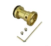 ZMdooreasy RP33794 Adattatore ugello per rubinetto vasca da bagno per deviatore slip-on, kit di ricambio per beccuccio in rame con rotazione liscia, finitura oro