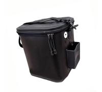 ZMdooreasy Secchio da pesca in EVA: spesso e resistente all'usura, pieghevole, per vivere bene con sedile, contenitore portatile per pesca a riva e con esca, organizer multifunzionale (cerniera)