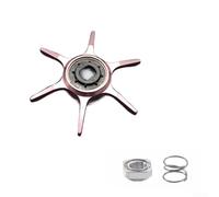 ZMdooreasy Six Star Reel Sound Bead Part, ruota a goccia d'acqua da 60 mm di diametro per modifica, componente sonaglio in lega per una migliore esperienza di pesca, compatibile con mulinelli a sei
